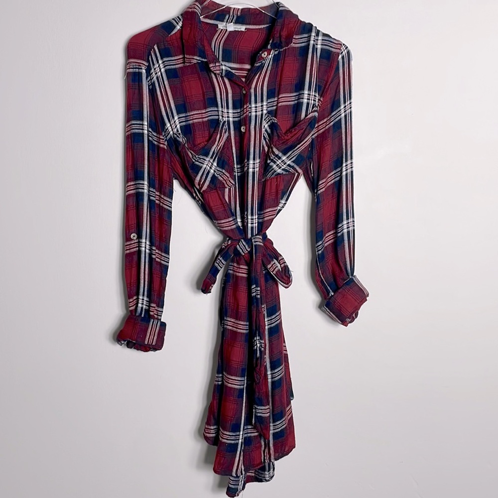 Plaid dress size medium